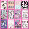 imageOriginal Squishmallows 2000 One of a Kind Sticker Book 43 Sticker Sheets Kawaii Squishmallows Stickers for Water Bottle Notebooks Party Favor Bags Cute Stickers ampamp Sticker Books for Kids Ages 48LOL Surprise