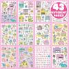 imageOriginal Squishmallows 2000 One of a Kind Sticker Book 43 Sticker Sheets Kawaii Squishmallows Stickers for Water Bottle Notebooks Party Favor Bags Cute Stickers ampamp Sticker Books for Kids Ages 48Hello Kitty