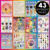 imageOriginal Squishmallows 2000 One of a Kind Sticker Book 43 Sticker Sheets Kawaii Squishmallows Stickers for Water Bottle Notebooks Party Favor Bags Cute Stickers ampamp Sticker Books for Kids Ages 48Rainbow High
