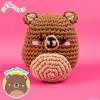 imageSquishmallow Original Omar The Bear Crochet Kit Includes Yarn Crochet Hook Starter Hooks StepbyStep Tutorials Exclusive Crochet Kit for Beginners DIY Craft Crochet Kits Great Teen GiftsOmar the Bear