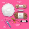 imageSquishmallow Original Omar The Bear Crochet Kit Includes Yarn Crochet Hook Starter Hooks StepbyStep Tutorials Exclusive Crochet Kit for Beginners DIY Craft Crochet Kits Great Teen GiftsOmar the Bear