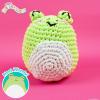 imageSquishmallow Original Omar The Bear Crochet Kit Includes Yarn Crochet Hook Starter Hooks StepbyStep Tutorials Exclusive Crochet Kit for Beginners DIY Craft Crochet Kits Great Teen GiftsWendy the Frog