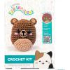 imageSquishmallow Original Omar The Bear Crochet Kit Includes Yarn Crochet Hook Starter Hooks StepbyStep Tutorials Exclusive Crochet Kit for Beginners DIY Craft Crochet Kits Great Teen GiftsOmar the Bear