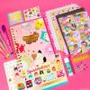 imageSquishmallows Original Sketchbook Over 20 Stationery Supplies Features Scrapbook Stickers Cam the Cat Fidget Toy Drawing Paper Great Kids Craft Coloring Books for Kids Ages 48Journaling Set