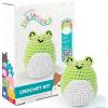 imageSquishmallow Original Omar The Bear Crochet Kit Includes Yarn Crochet Hook Starter Hooks StepbyStep Tutorials Exclusive Crochet Kit for Beginners DIY Craft Crochet Kits Great Teen GiftsWendy the Frog