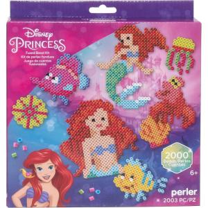 imagePerler 8057134 Squishmallows Fused Bead Activity Kit with 3 Unique Projects Multicolor 2003 PiecesLittle Mermaid