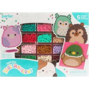 imagePerler 8057134 Squishmallows Fused Bead Activity Kit with 3 Unique Projects Multicolor 2003 PiecesSquishmallows