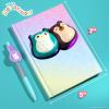 imageOriginal Squishmallows Squishy Diary Set Includes 5 x 7 Diary 60 Sheets Kawaii Stickers Pen Fun Journaling Kit ampamp Sketchbook for Kids School Supplies Journal for GirlsDiary Set