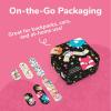 imageSquishmallow First Aid Kit Travel Essentials with Antiseptic Wipes Cute Bandaids Variety Pack for Kids LatexFree Gauze Pads and Bandages in Tin Case 33PCBandages