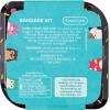 imageSquishmallow First Aid Kit Travel Essentials with Antiseptic Wipes Cute Bandaids Variety Pack for Kids LatexFree Gauze Pads and Bandages in Tin Case 33PCBandages