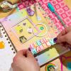 imageSquishmallows Original DIY Journaling Kit Includes Craft Supplies Like Cute Stickers for Journaling Sketch Pad Cam The Cat Charm Keychain Fun Scrapbook Kit Girl Gifts Art SetJournaling Kit