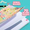 imageSquishmallows Original DIY Journaling Kit Includes Craft Supplies Like Cute Stickers for Journaling Sketch Pad Cam The Cat Charm Keychain Fun Scrapbook Kit Girl Gifts Art SetJournaling Kit