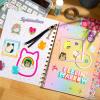 imageSquishmallows Original DIY Journaling Kit Includes Craft Supplies Like Cute Stickers for Journaling Sketch Pad Cam The Cat Charm Keychain Fun Scrapbook Kit Girl Gifts Art SetJournaling Kit