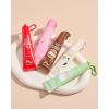 imageTONYMOLY x Squishmallow Patty Keychain Lip Gloss Strawberry Shortcake Gloss Sheer Pigmented Glossy Lip Stain Hydrating NonSticky High Shine Glossy 11mlStrawberry Patty