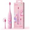 imageSquishmallows Toothbrush Sonic Battery Toothbrushes for Kids Soft Bristles Extra Brush Head Inc Gift for Kids Aged 4 Years and Up Battery Included WandaAuggie