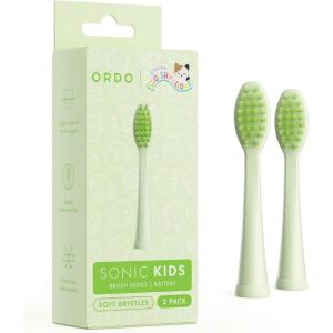 imageSquishmallows 2 Replacement Brush Heads for Battery Toothbrush Soft Bristles Gift for Kids Aged 4 Years and Up AuggieRutabaga