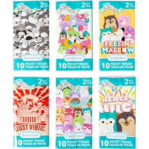 imageSquishmallows Facial Tissue Ultra Soft 2Ply 85CT6 Count Pack of 1