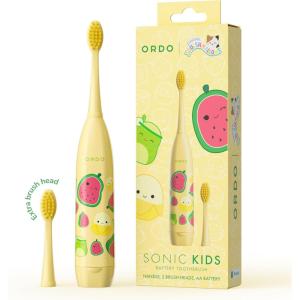 imageSquishmallows Toothbrush Sonic Battery Toothbrushes for Kids Soft Bristles Extra Brush Head Inc Gift for Kids Aged 4 Years and Up Battery Included WandaWanda