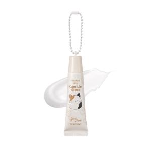 imageTONYMOLY x Squishmallow Patty Keychain Lip Gloss Strawberry Shortcake Gloss Sheer Pigmented Glossy Lip Stain Hydrating NonSticky High Shine Glossy 11mlFrosted Milk Cam