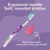 imageBrush Buddies Squishmallows Toothbrush Travel Kit Dental Kit with Toothbrush Tongue Scraper and Floss