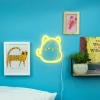 imageFizz Creations Squishmallows Cam The Cat Neon Wall Light  Officially Licensed Squishmallows Merchandise  USB Powered  Vibrant Yellow Neon Light  Wall Mount Options