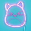 imageFizz Creations Squishmallows Fifi The Fox Neon Wall Light  Officially Licensed Squishmallows Merchandise  USB Powered  Vibrant Pink Neon Light  Wall Mount Options