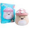 imageFizz Creations Squishmallows Malcolm the Mushroom Woven Storage Basket With Lid  85 Inches Tall  Officially Licensed Squishmallows Merchandise Mushroom Squishmallow
