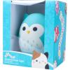 imageFizz Creations Squishmallows Mood Light  Winston The Owl USB or Battery Operated Night Light Mood Lamp Soft Silicon Design Touch Sensitive Pad Officially Licensed Squishmallows Merchandise