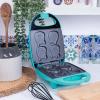imageFizz Creations Squishmallows Squish Squad Waffle Maker  Officially Licensed Squishmallows Merchandise  Secure Lid  Shaped Nonstick Plates  American Style Waffles