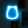 imageFizz Creations Squishmallows Winston The Owl Wall Light  Officially Licensed Squishmallows Merchandise  USB Powered  Vibrant Blue Neon Light  Wall Mount Options