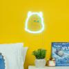 imageFizz Creations Squishmallows Winston The Owl Wall Light  Officially Licensed Squishmallows Merchandise  USB Powered  Vibrant Blue Neon Light  Wall Mount Options