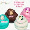 imageOriginal Squishmallows Hans The Hedgehog Premium Chocolate Scented Slime 8 oz with 2 Fun Slime Add Ins Great 6 Year Old Toys4Pack
