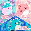imageSquishmallows Pyle The Mushroom Premium Grape Scented Slime 8 oz 3 Fun Slime Add Ins Great Toys for 6 Year Olds3 Pack