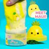 imageSquishmallows Pyle The Mushroom Premium Grape Scented Slime 8 oz 3 Fun Slime Add Ins Great Toys for 6 Year OldsMaui Pineapple