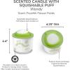 imageStudio Oh x Squishmallow Patty Mooody Strawberry Swirl Scented Candle 12 oz Sweet Strawberry Warm Vanilla Citrus Freesia and Crisp Apple Reusable Decorative JarWendy Freshhh Flower Fields
