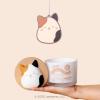 imageStudio Oh x Squishmallow Patty Mooody Strawberry Swirl Scented Candle 12 oz Sweet Strawberry Warm Vanilla Citrus Freesia and Crisp Apple Reusable Decorative JarCam Purrrfect Maple Donut