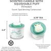 imageStudio Oh x Squishmallow Patty Mooody Strawberry Swirl Scented Candle 12 oz Sweet Strawberry Warm Vanilla Citrus Freesia and Crisp Apple Reusable Decorative JarWinston Spellbinding Cedarwood