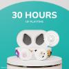 imageiJoy Squishmallows Bluetooth Earbuds with Charging Case Wireless Headphones with Builtin Mic  Up to 30 Hours Playtime  Squishmallows Gifts for Girls Boys Women Men and All Squish Squad Fans