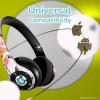 imageiJoy Squishmallows Bluetooth OverEar Headphones Wireless Foldable Headset Squishmallows Gifts for Girls Boys Women Men and All Squish Squad FansBlackWhite  Multi