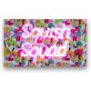 imageFizz Creations Squishmallows Squish Squad Neon Wall Light  Officially Licensed Squishmallows Merchandise  USB Powered  Vibrant Pink Light  Wall Mount Options