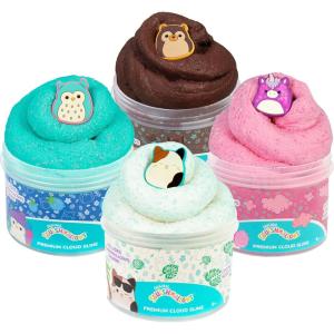 imageOriginal Squishmallows Hans The Hedgehog Premium Chocolate Scented Slime 8 oz with 2 Fun Slime Add Ins Great 6 Year Old Toys4Pack