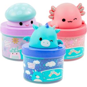 imageSquishmallows Pyle The Mushroom Premium Grape Scented Slime 8 oz 3 Fun Slime Add Ins Great Toys for 6 Year Olds3 Pack