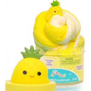 imageSquishmallows Pyle The Mushroom Premium Grape Scented Slime 8 oz 3 Fun Slime Add Ins Great Toys for 6 Year OldsMaui Pineapple