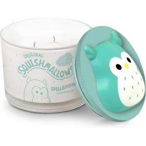 imageStudio Oh x Squishmallow Patty Mooody Strawberry Swirl Scented Candle 12 oz Sweet Strawberry Warm Vanilla Citrus Freesia and Crisp Apple Reusable Decorative JarWinston Spellbinding Cedarwood