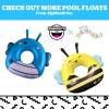 imageBigMouth x Squishmallows Avery The Duck Pool Float  42 Inch Inflatable Lounge with Cupholder  Soft Durable Collectible Pool Float for Kids and Adults  Build Your Poolside Squish Squad