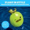 imageBigMouth x Squishmallows Squishmallows Charles The Pickle Beach Bobber  Adorable Floating Character for Pool and Beach Fun  Lightweight Easy to Inflate Collectible Summer Toy