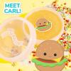 imageOriginal Squishmallows Glitter Carl The Burger Charm VanillaScented Slime 3 Slime AddIns PreMade Sludge Toy for Kids Great 6 Year Old ToysCarl the Burger