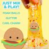 imageOriginal Squishmallows Glitter Carl The Burger Charm VanillaScented Slime 3 Slime AddIns PreMade Sludge Toy for Kids Great 6 Year Old ToysCarl the Burger
