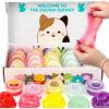 imageOriginal Squishmallows Ultimate Compounds Set 25Pack Scented Glitter Slimes Slime Party Favors for Kids Slime Bulk Kids Party Favors Goodie Bags Mini Squishmallows Mini Slime Sludge ToysSquishmallows Slime 25 PK