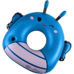 imageBigMouth x Squishmallows Waverly The Butterfly Pool Float  42 Inch Inflatable Lounge with Cupholder  Soft Durable Collectible Pool Float for Kids and Adults  Build Your Poolside Squish Squad